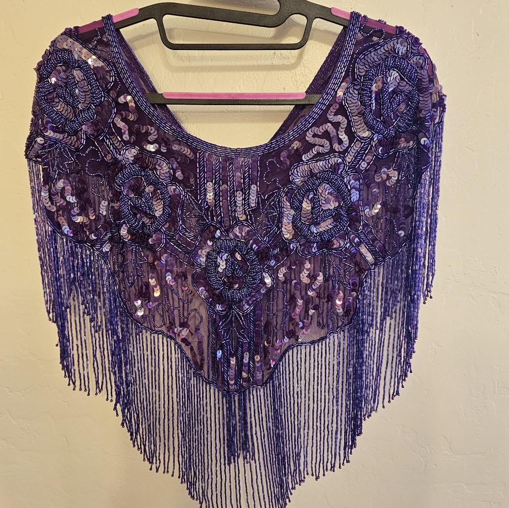 Stunning beaded shawl
